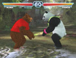 Tekken 4 Panda (right).